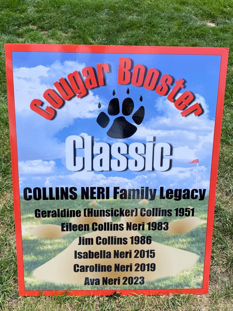 golf outing family legacy sign